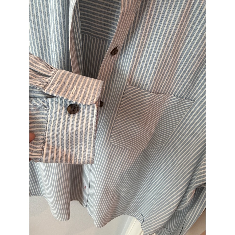 Marine Layer Women's Jane Relaxed Long Sleeve Shirt NWOT M - Picture 8 of 8